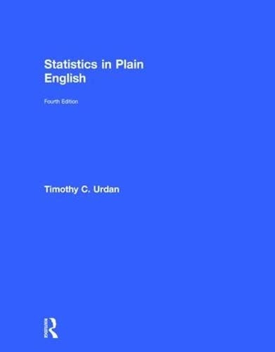 Statistics in Plain English, 5th Ed. — Timothy C. Urdan